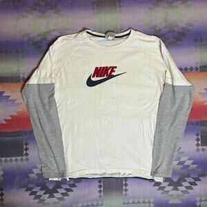 White and grey nike